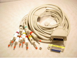 ECG complete cable 10 lead with Clip / Grapper