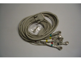 ECG complete cable (10-lead) with snap