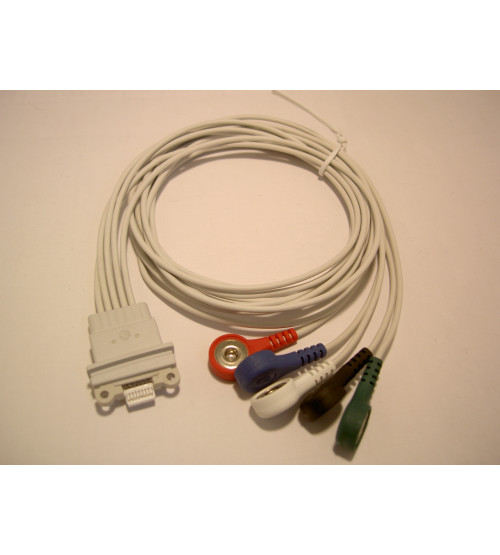 Schiller AR4+ AR-12+ FD-5+ LZ-Kabel 5-adrig (EKG-Kabel zur Montage im Langzeit-EKG-Aufnahmerekorder)